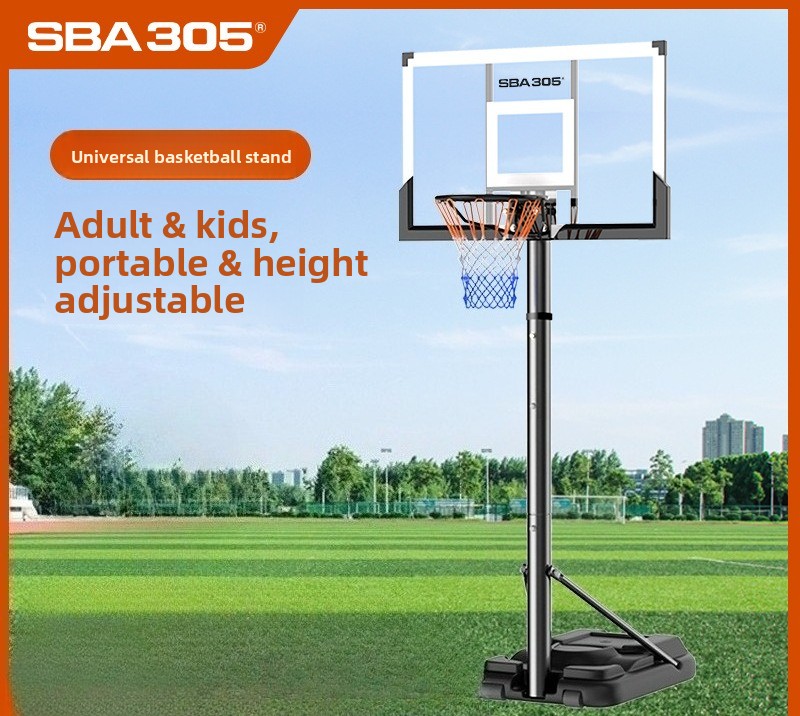Basketball Hoop - Basketball Hoop Adjustable Height Standard Rim
