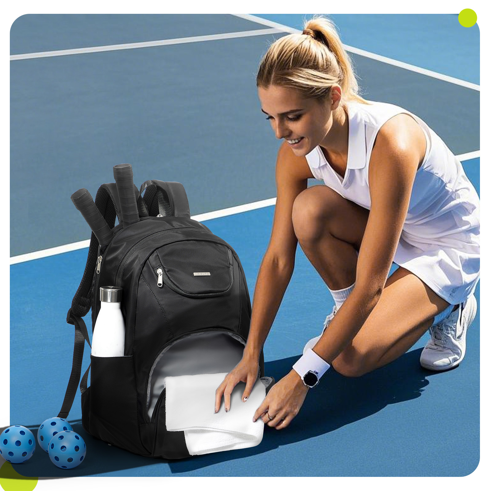 Tennis Bag Tennis Backpack 2 R - Tennis Racket 评论和价格