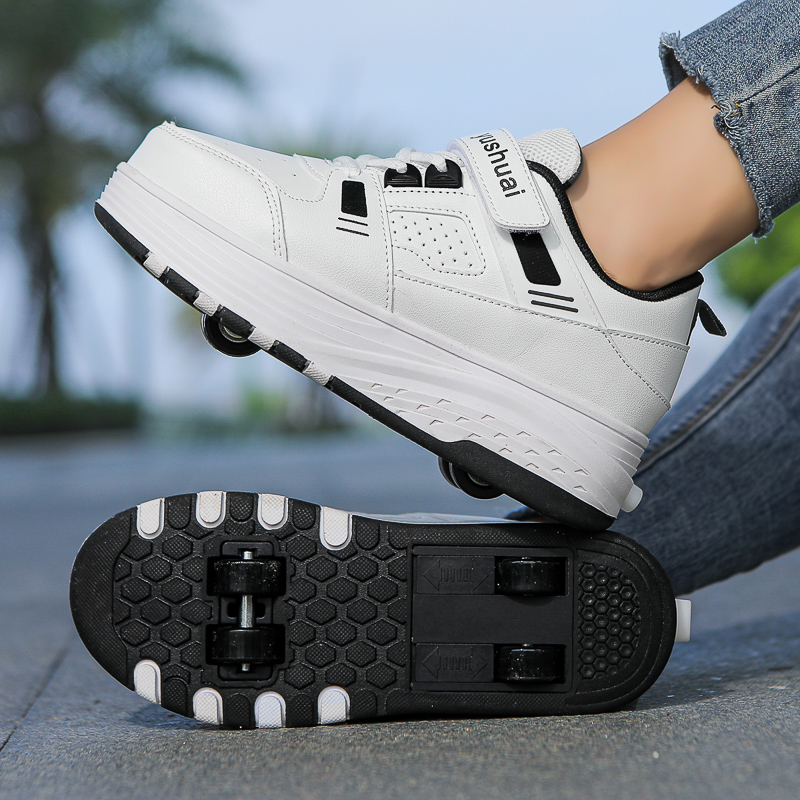 Kids 4‑Wheel Retractable Rolle - Skateboard 评论和价格