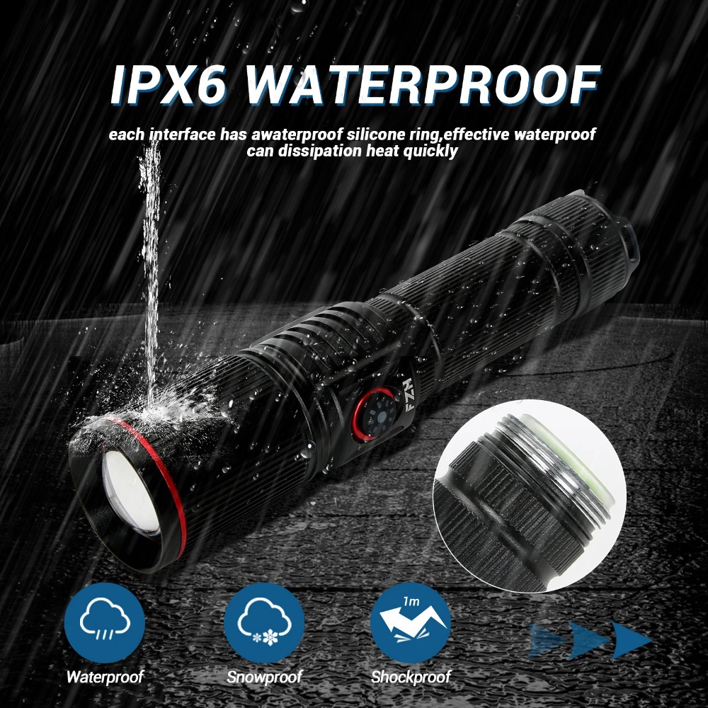 Powerful LED Flashlight Type C - Jump Rope 评论和价格